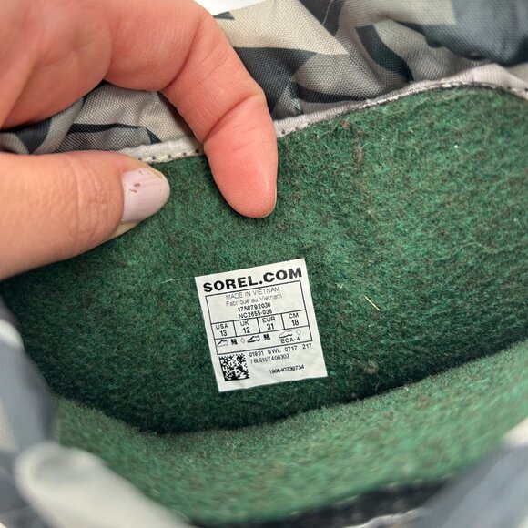 Sorel Kids Snow Boots - Black and Blue - Picture 9 of 10